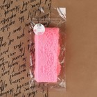 Кружево капроновое, 40 мм × 10 ± 1 м, цвет розовый - Фото 4