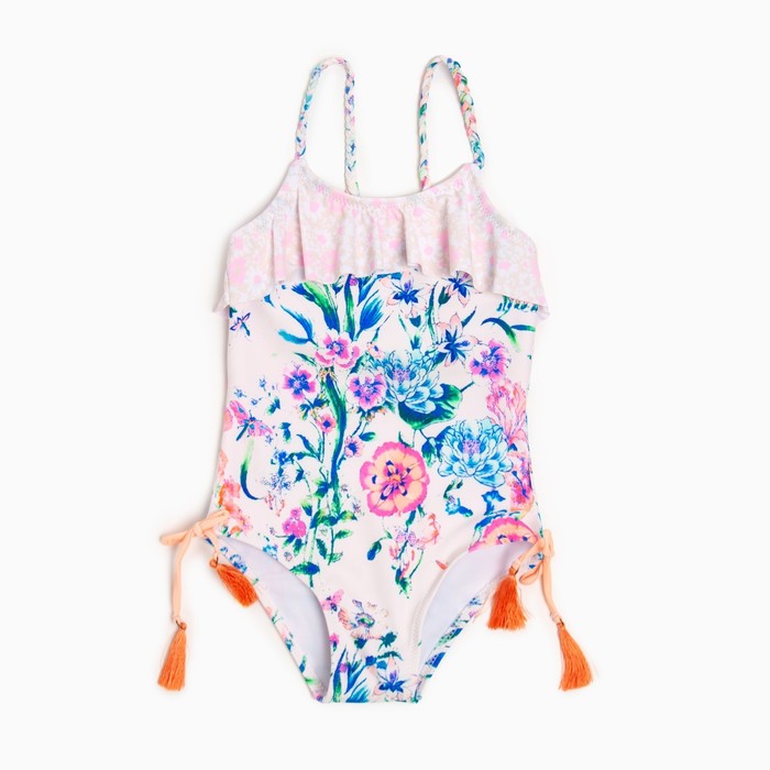 Купальник слитный детский MINAKU, с декором, рост 122-128 см