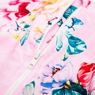 Купальник для девочки слитный MINAKU «Цветы» с рукавами, розовый, рост 110-116 см 9136760