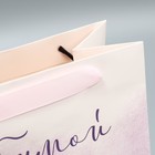 Пакет подарочный ламинированный вертикальный, упаковка, «Любимой маме», ML 27 х 23 х 11,5 см - фото 11979456