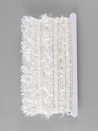 Тесьма декоративная «Твидовая», односторонняя, 35 мм, 5 ± 0.5 м, цвет белый - Фото 4