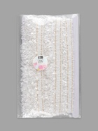 Тесьма декоративная «Твидовая», односторонняя, 35 мм, 5 ± 0.5 м, цвет белый - Фото 5