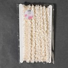 Тесьма декоративная «Твидовая», двусторонняя, 30 мм, 5±0.5 м, бежевая - Фото 3