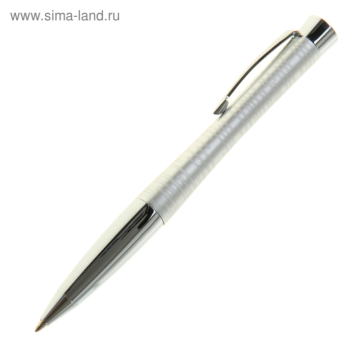 Ручка шариковая Parker Urban Premium Silver-Blue, корпус серо-голубой глянцевый, синие чернила (1906870) - Фото 1