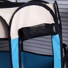 Вольер для животных, тентовый, 8 стенок, 70×40 см, голубой - Фото 6