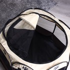 Вольер для животных, тентовый, 8 стенок, 68×45 см, коричневый - Фото 11