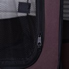 Вольер для животных, тентовый, 8 стенок, 68×45 см, коричневый - Фото 9