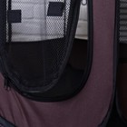 Вольер для животных, тентовый, 8 стенок, 68×45 см, коричневый - Фото 10