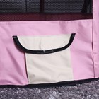 Вольер для животных, тентовый, круглый, 70 х 40 см, розовый - фото 21907360