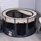 Вольер для животных, тентовый, круглый, 110 х 55 см, серый - фото 21907392