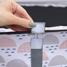 Вольер для животных, тентовый с узором, круглый, 110 х 55 см, серый - фото 21907478