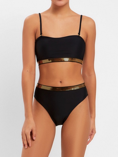 Купальник раздельный MINAKU, цвет чёрный, размер 48