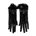 Карнавальные перчатки, цвет черный, короткие - Фото 4