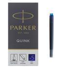 Набор картриджей для перьевой ручки Parker Z11, 5 штук, синие чернила - фото 20589224