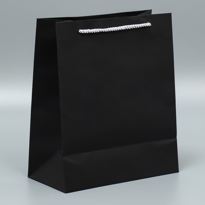 Пакет подарочный, упаковка, «Настоящий мужчина», чёрный крафт, 23 х 27 х 11.5 см - фото 1928035145