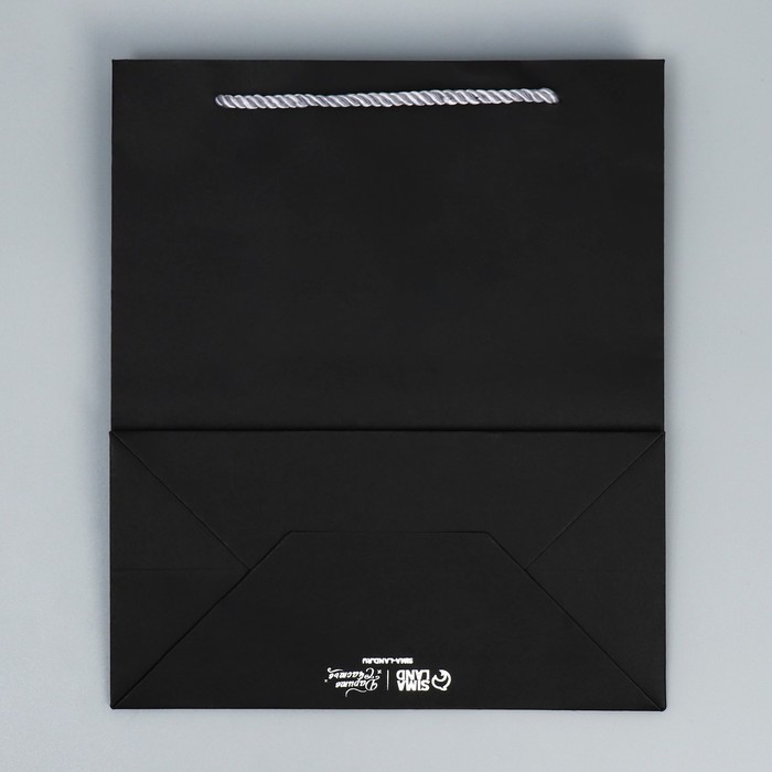 Пакет подарочный, упаковка, «Настоящий мужчина», чёрный крафт, 23 х 27 х 11.5 см - фото 1909039089