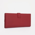Кошелёк женский на кнопке, цвет красный - фото 21907680