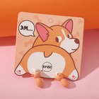 Серьги из полимерной глины «Корги», цвет оранжевый - Фото 2