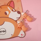 Серьги из полимерной глины «Корги», цвет оранжевый - Фото 1