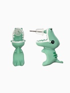 Серьги из полимерной глины «Динозавр», цвет зеленый - Фото 3