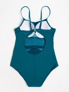 Купальник слитный MINAKU с сеткой цвет зелёный, размер 50 - Фото 9