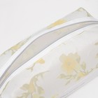 Косметичка на молнии, цвет белый/зелёный - фото 46683459