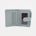 Кошелёк на кнопке, цвет мятный 9228116