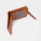 Кошелёк женский на кнопке, цвет рыжий 9228117