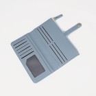 Кошелёк женский на кнопке, цвет голубой 9228120