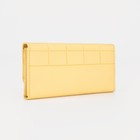 Кошелёк женский на кнопке, цвет жёлтый - фото 21907979