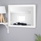 Зеркало настенное "Симпл", 48х63 см, белое - фото 40673735