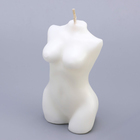 Свеча фигурная "Силуэт женщины", 10х5 см,  белая - фото 9056366