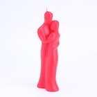Свеча фигурная "Влюбленная пара", 15х5 см, красная - фото 9497093
