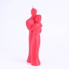 Свеча фигурная "Влюбленная пара", 15х5 см, красная - Фото 3