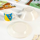 Набор детской посуды «Буба»: 3 предмета: кружка 250 мл, салатник d=17,6 см, тарелка d=19,2 см - фото 9324689