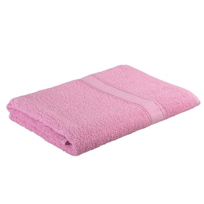 Полотенце махровое, размер 40x70 см, цвет розовый