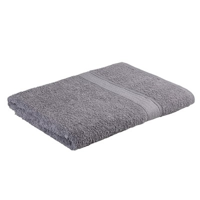 Полотенце махровое, размер 40x70 см, цвет серый