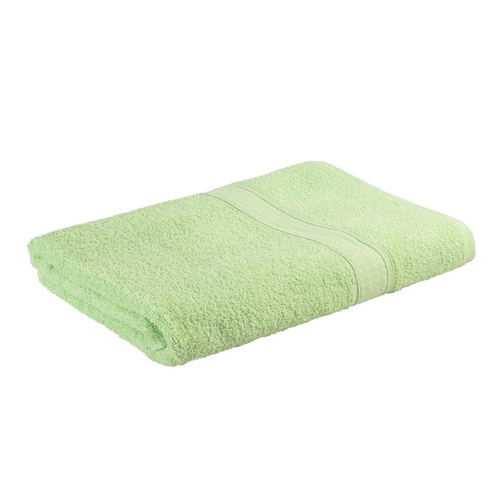 Полотенце махровое, размер 70x140 см, цвет зелёный - Фото 1