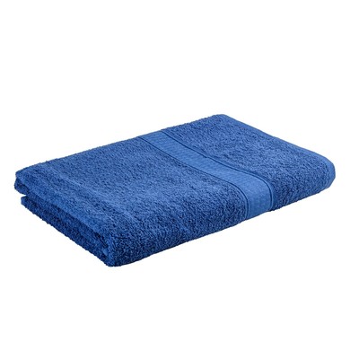 Полотенце махровое, размер 40x70 см, цвет тёмно-синий