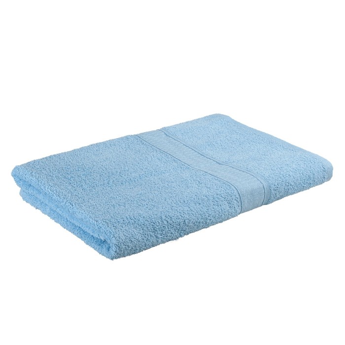 Полотенце махровое, размер 50x90 см, цвет голубой - Фото 1