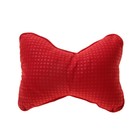 Ортопедическая подушка на подголовник кресла текстиль, пиксели, красный - Фото 3