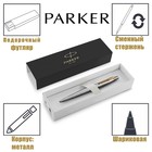 Ручка шариковая Parker Jotter Core K691 Stainless Steel GT M, корпус из нержавеющей стали, серебристый глянцевый 947403 - фото 11027140