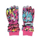 Зимние перчатки для девочки, размер 17 - фото 296289964