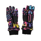 Зимние перчатки для девочки, размер 17 - Фото 2