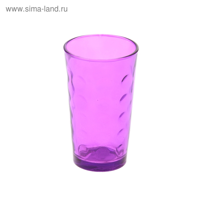 Стакан Доляна «Маскарад», 340 мл, цвет фиолетовый - Фото 1