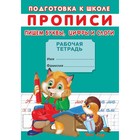 Прописи «Подготовка к школе. Пишем буквы, цифры и слоги» 9370019 - фото 10111951