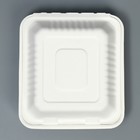 Коробка для бенто-торта с вилкой, кондитерская подарочная упаковка, «Цветочная», 21 х 20 х 7,5 см 9335508