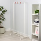 Вешалка напольная для одежды «Радуга», 82×39×147 см, белая - Фото 2