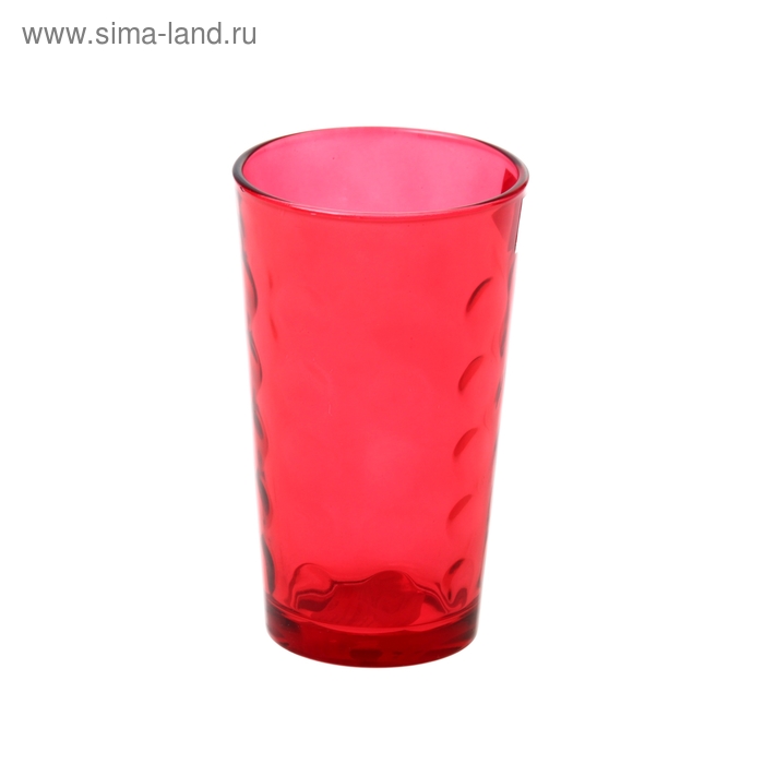 Стакан Доляна «Маскарад», 340 мл, цвет красный - Фото 1