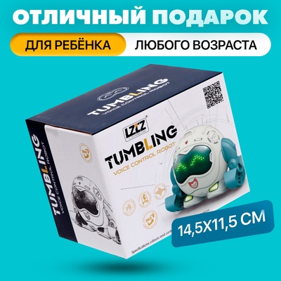 Робот «Неваляшка», световые и звуковые эффекты, цвета МИКС